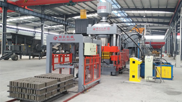 液壓磚機處理固廢、泥巴磚