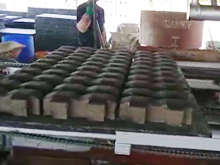 免燒植草磚生產(chǎn)現(xiàn)場(chǎng)